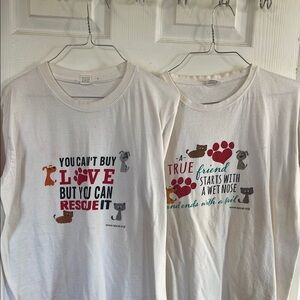 Animal rescue and adoption shirts